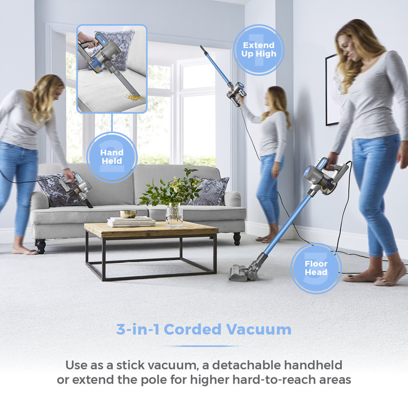 Tower Vl20 3In1 Performance Corded Vacuum Cleaner With Hepa Filter